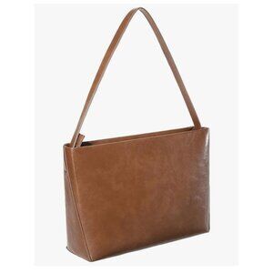 Womens Shoulder Purse PU Leather Underarm Clutch Bag Strap Minimalist Classic